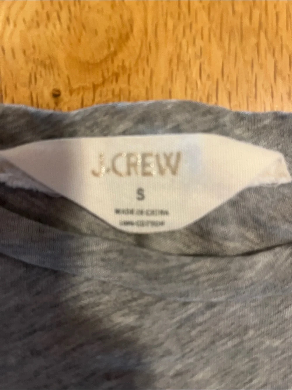 Vintage J. Crew Heather Gray Surf Crew Graphic Tee